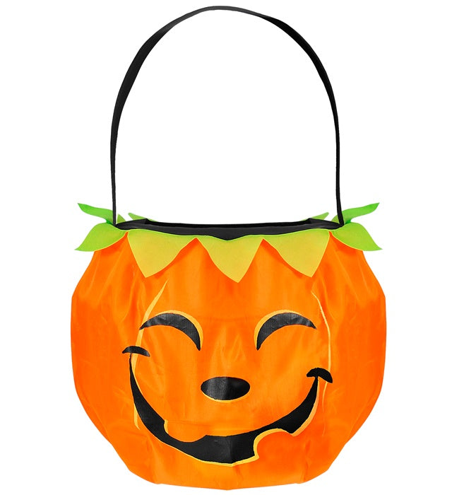 Süßes oder Saures Tasche in Kürbisform für Halloween und Fasnacht
