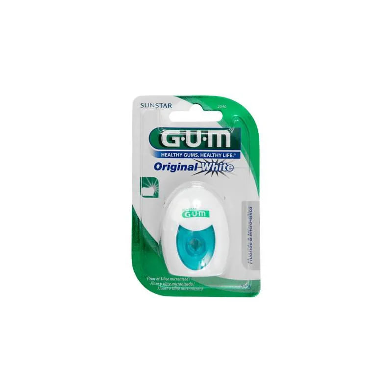 GUM GUM 2040 Original Weiße Bleichende Zahnseide 30 m Kosmetik