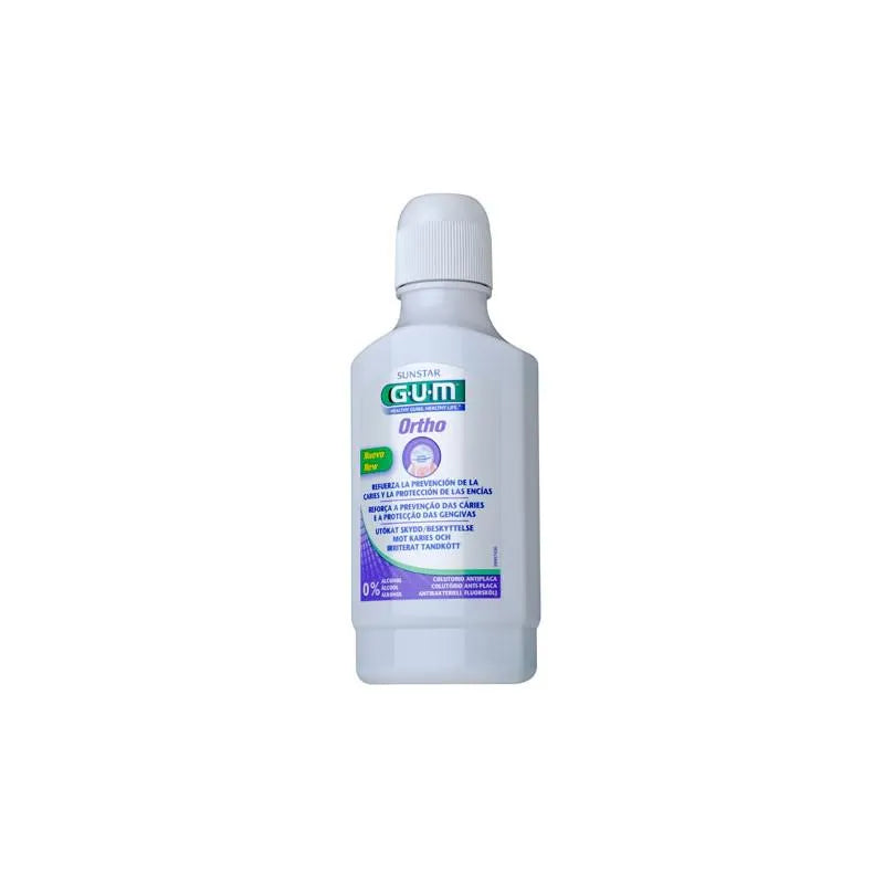 GUM GUM Ortho Mundspülung 300 ml für die tägliche Mundpflege Conditioner