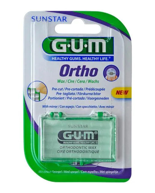 GUM GUM Kieferorthopädisches Wachs für Zahnspangen und Kieferorthopädie Sonnenpflege