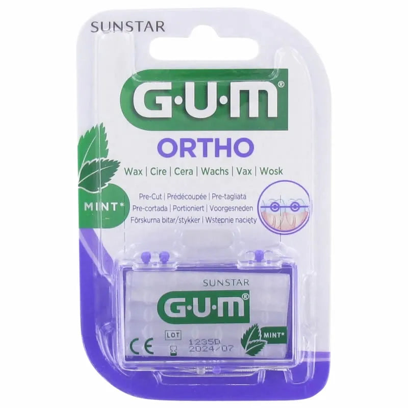 GUM GUM 724 Mentholhaltige Kieferorthopädie-Wachsrolle 1 Stück Kosmetik