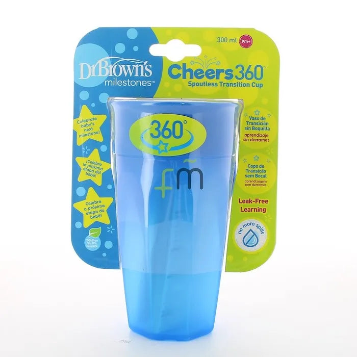 DR. BROWN'S DR. BROWN'S 360 Becher ohne Ausguss grifflos 300 ml blau Kosmetik