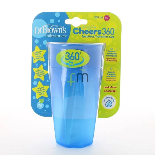 DR. BROWN'S DR. BROWN'S 360 Becher ohne Ausguss grifflos 300 ml blau Kosmetik