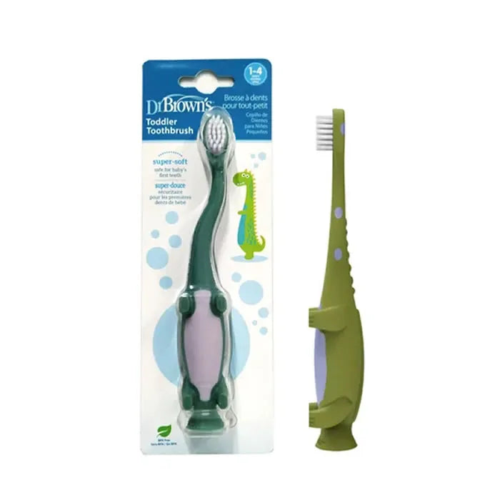 DR. BROWN'S DR. BROWN'S Zahnbürste Dinosaurier für Kinder 1-4 Jahre Kosmetik