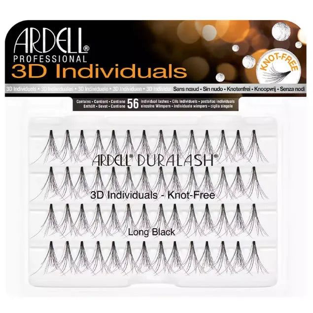 ARDELL ARDELL 3D Einzelwimpern Long Schwarz individuell einzeln Wimpernverlängerung Kosmetik