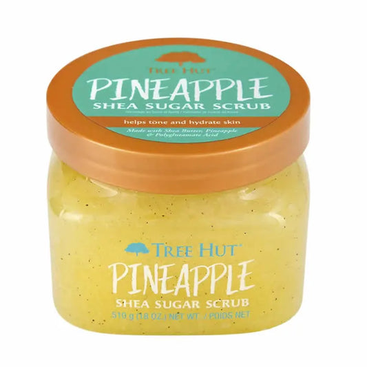 TREE HUT TREE HUT Pineapple Shea Zuckerpeeling 510 g Körperpeeling mit Zucker und Shea Butter Kosmetik