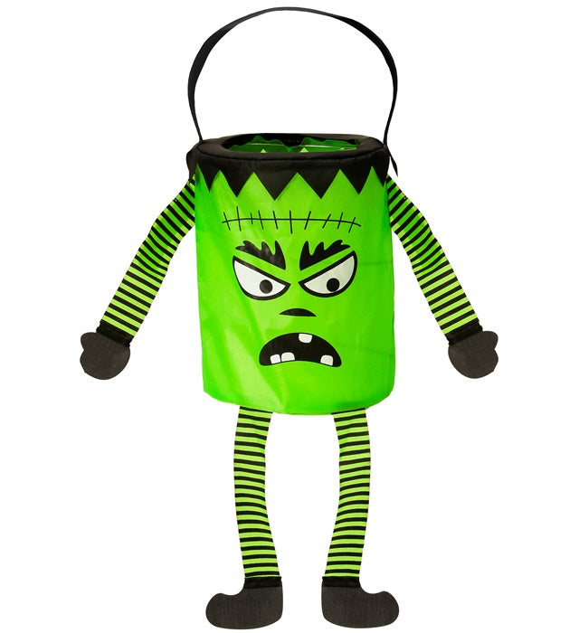 Halloween Tasche mit Monster-Gesicht für Süßes oder Saures