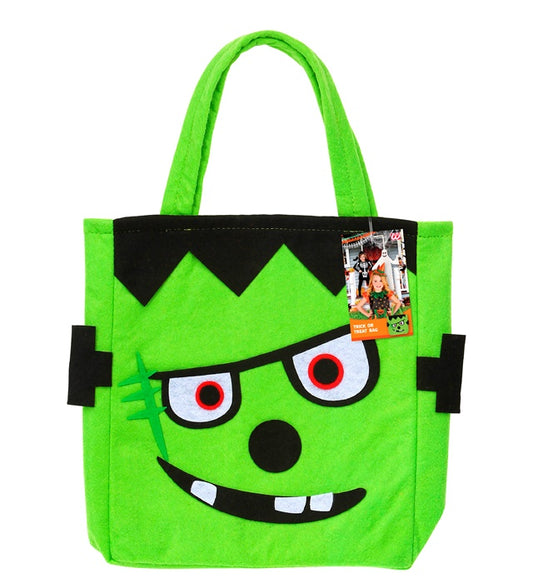 Monster Tasche für Süßes oder Saures mit gruseligem Design