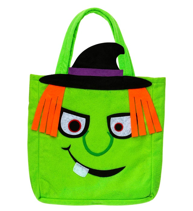 Halloween Tasche mit Hexen-Motiv für Süßes oder Saures