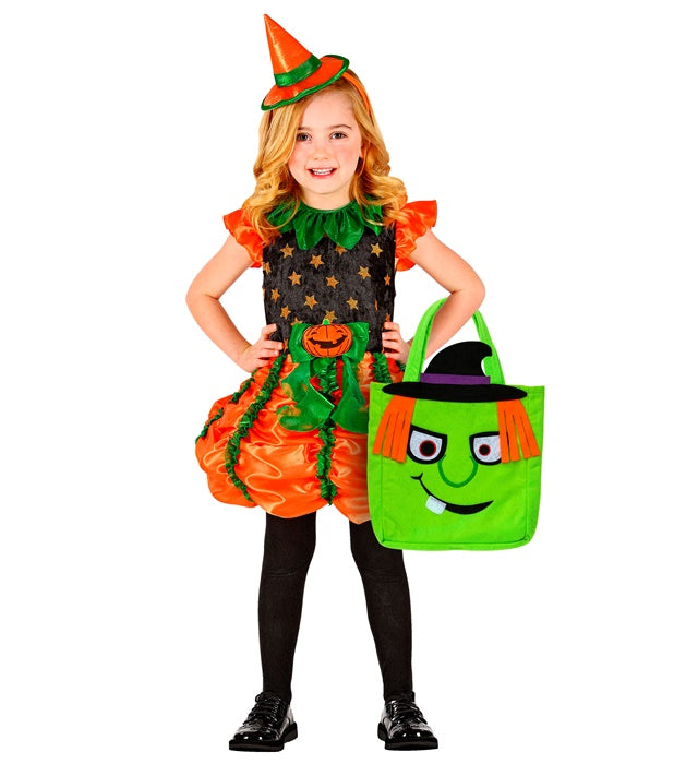 Halloween Tasche mit Hexen-Motiv für Süßes oder Saures