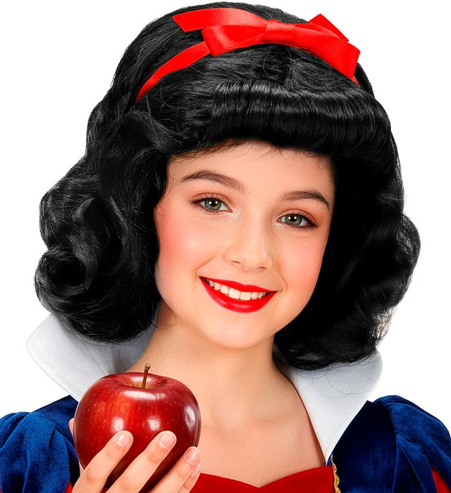 Perücke Märchenprinzessin mit langem, glänzendem Haar für Fasnacht und Karneval
