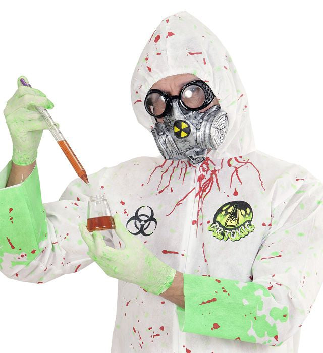 Detailgetreue Gasmaske als Kostümzubehör für Fasnacht und Halloween