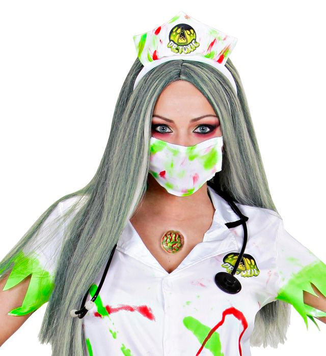 3 realistische toxische Wunden mit Kleber auf Haut für Halloween