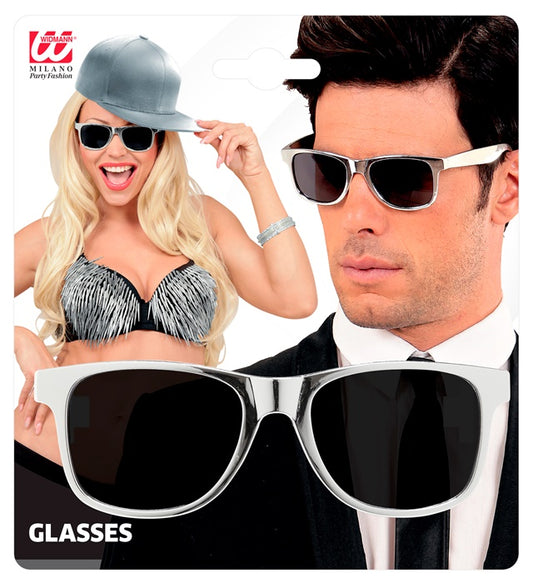 BRILLE IN SILBERMETALLIC Silber