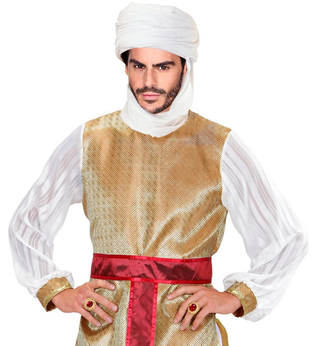 Arabischer Turban als Kostümzubehör für Fasnacht und Mottopartys