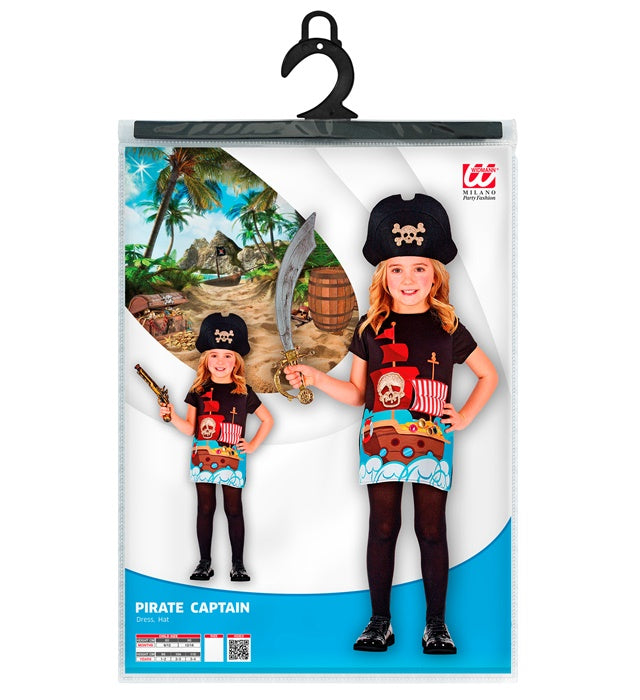 Piratenkapitän-Hut im klassischen Dreispitz-Design für Fasnacht und Karneval