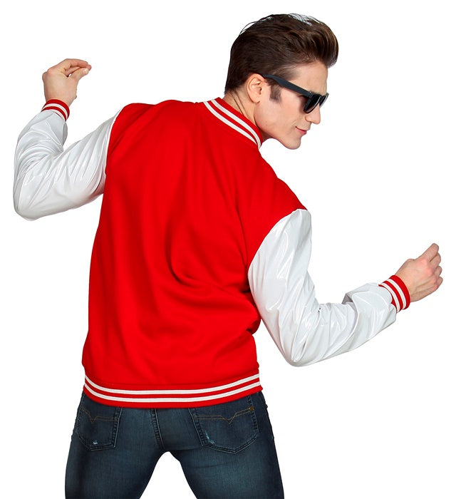 50er Jahre College Jacke im Retro-Stil für Fasnacht