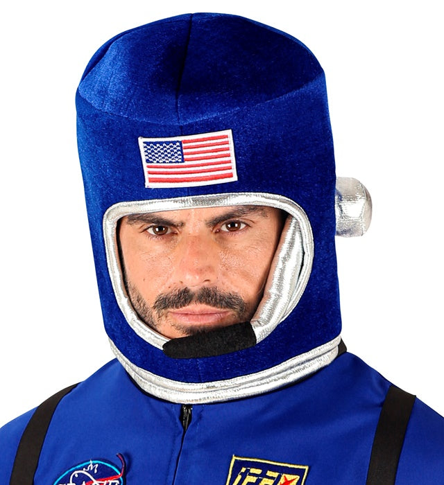 Astronautenhelm aus Kunststoff für Fasnacht und Karneval