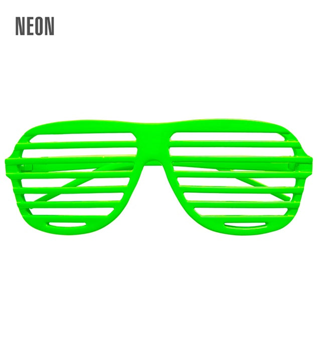 Neon grüne Atzenbrille als auffälliges Fasnacht-Accessoire