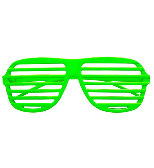Neon grüne Atzenbrille als auffälliges Fasnacht-Accessoire