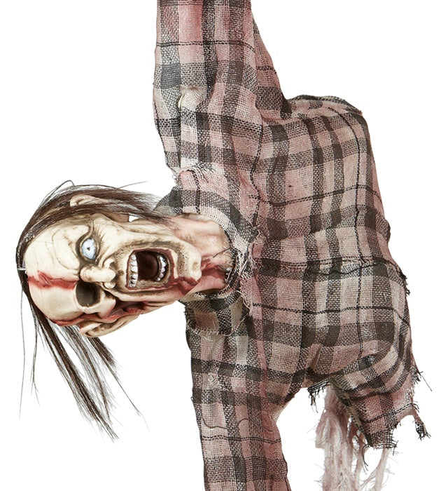 Zerissener Zombietorso Dekofigur 92 cm mit realistischen Details