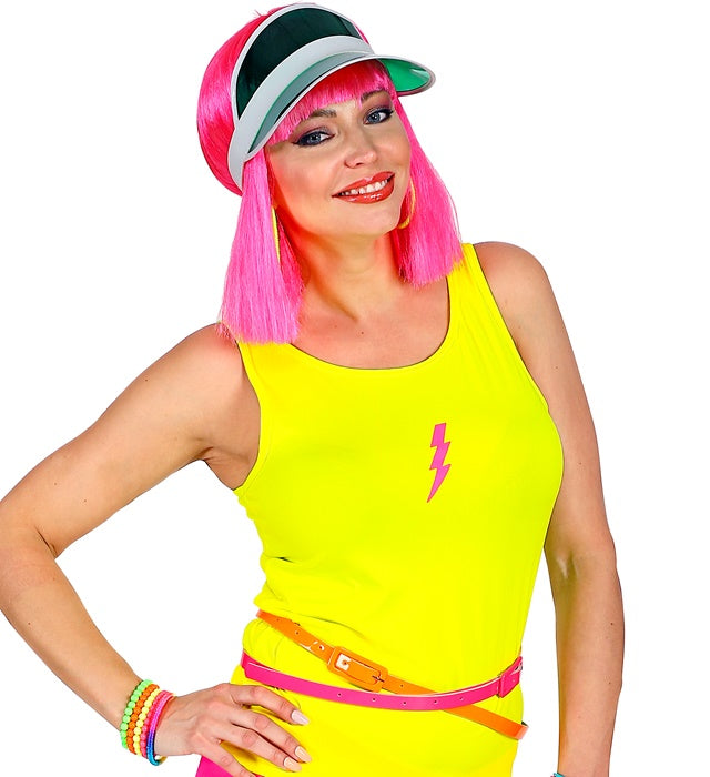 Neon pinker Gürtel als auffälliges Fasnacht-Accessoire