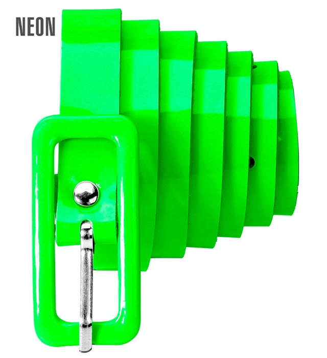 Neon grüner Gürtel als Fasnacht Accessoire
