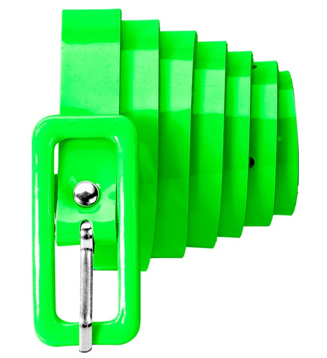 Neon grüner Gürtel als Fasnacht Accessoire