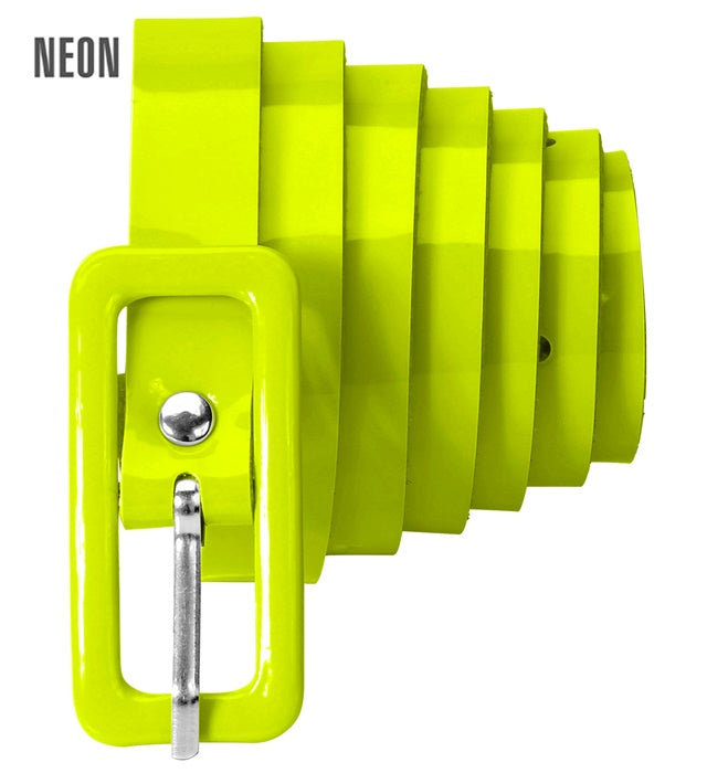 Neon gelber Gürtel als auffälliges Kostüm-Accessoire für Fasnacht und Mottoparty