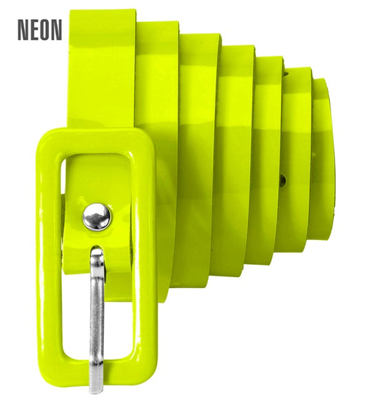 Neon gelber Gürtel als auffälliges Kostüm-Accessoire für Fasnacht und Mottoparty