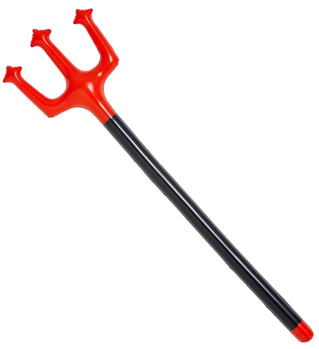 Aufblasbarer Dreizack 105 cm für Fasnacht und Halloween Kostüme