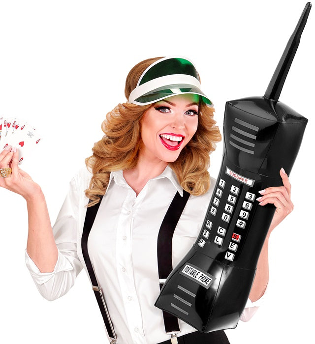 Aufblasbares Handy 77 cm als Fasnacht Accessoire