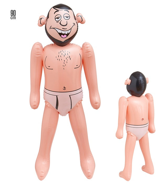 Aufblasbarer Idealer Ehemann 90 cm Partydeko Fasnacht Karneval