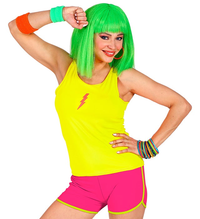 Neon pinke Hot Pants für Fasnacht und Karneval