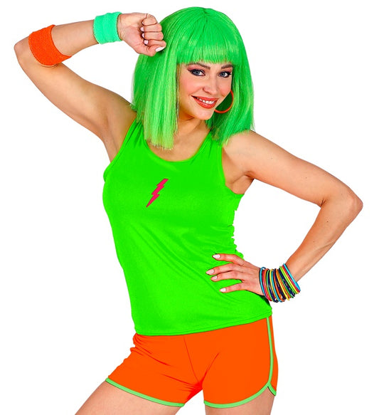 Neonorange Hot Pants für Fasnacht und Mottoparty