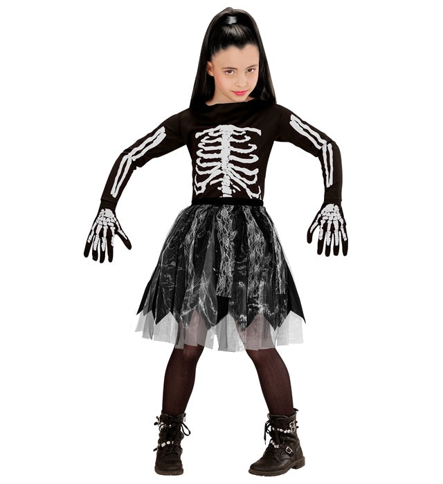Bunter Halloween Rock für Kinder, geeignet für Fasnacht und Mottopartys