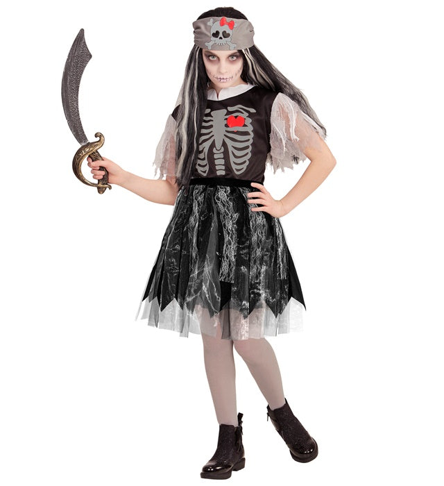 Bunter Halloween Rock für Kinder, geeignet für Fasnacht und Mottopartys