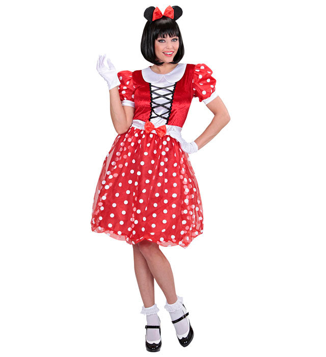 Mäuschen-Kostüm bestehend aus Kleid und Ohren für Fasnacht und Karneval