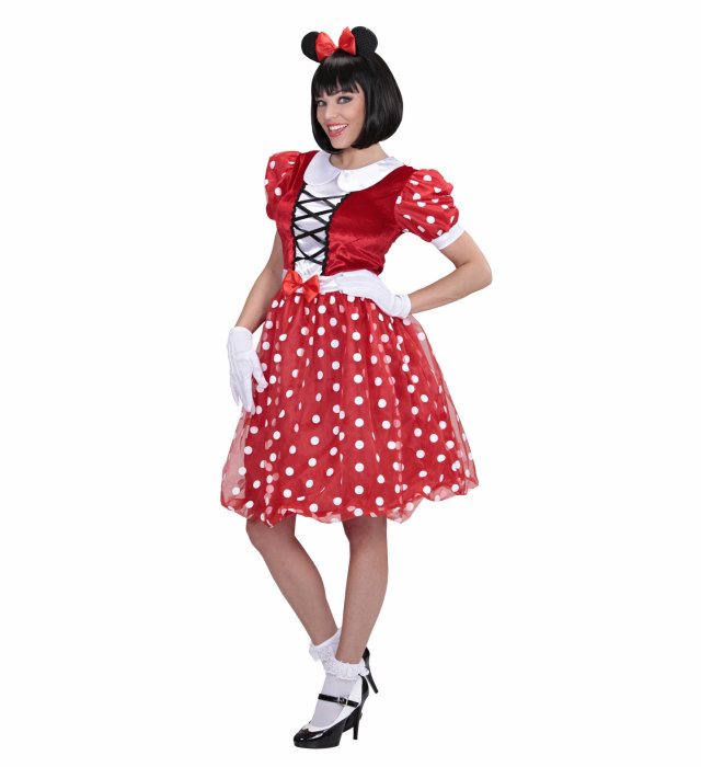 Mäuschen-Kostüm bestehend aus Kleid und Ohren für Fasnacht und Karneval