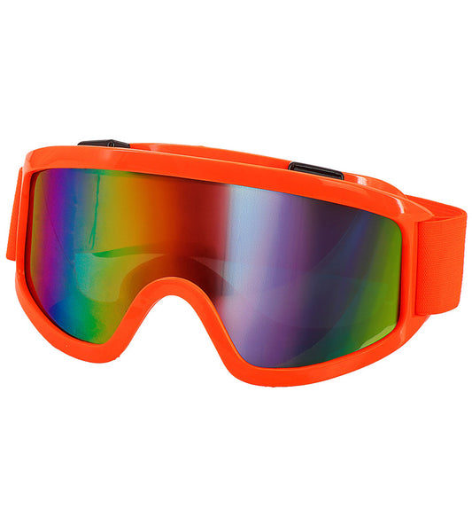 Neon Orange 80er Jahre Skibrille