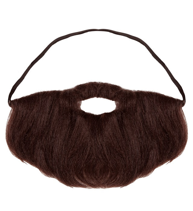 Brauner Kostümbart als Fasnachts-Accessoire