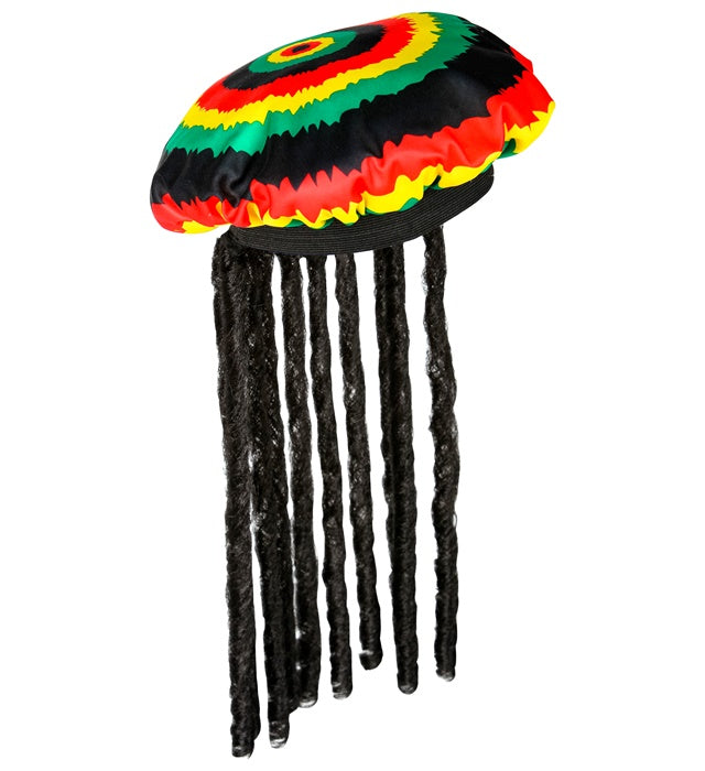Ratamütze mit Dreadlocks auf Fasnacht getragen