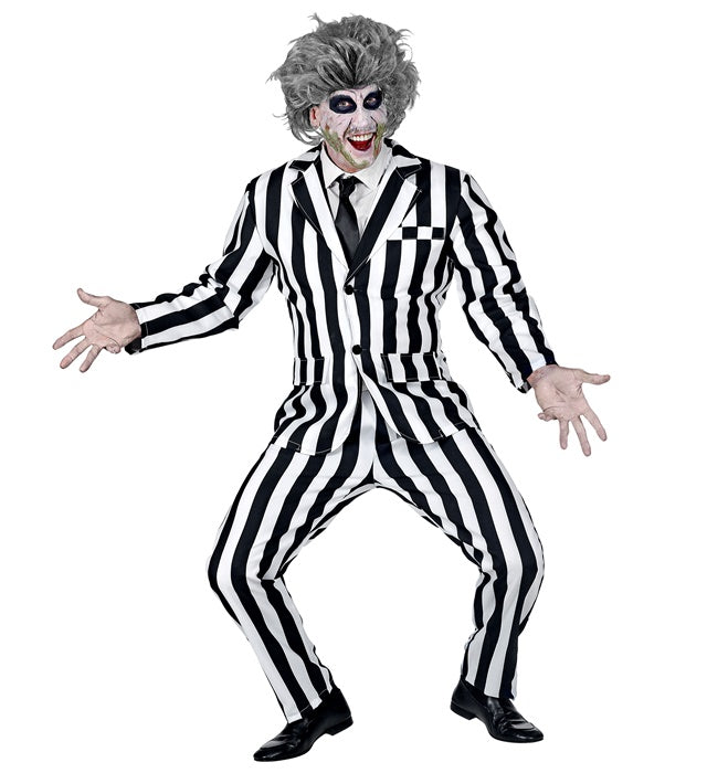 Ghost Kostüm mit Jackett, Hose und Krawatte für Fasnacht und Karneval