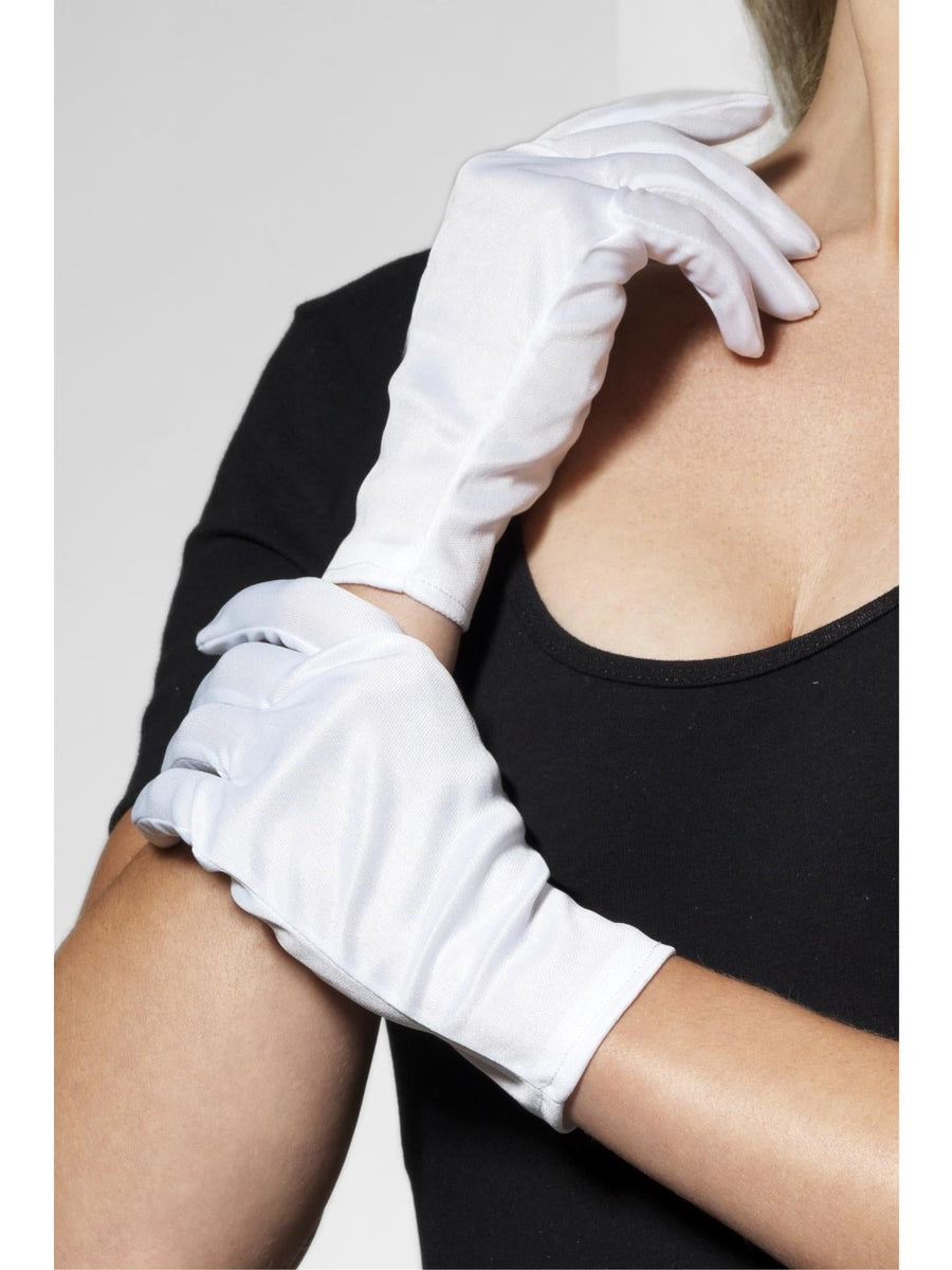 Rubies Short White Gloves AC für Unisex