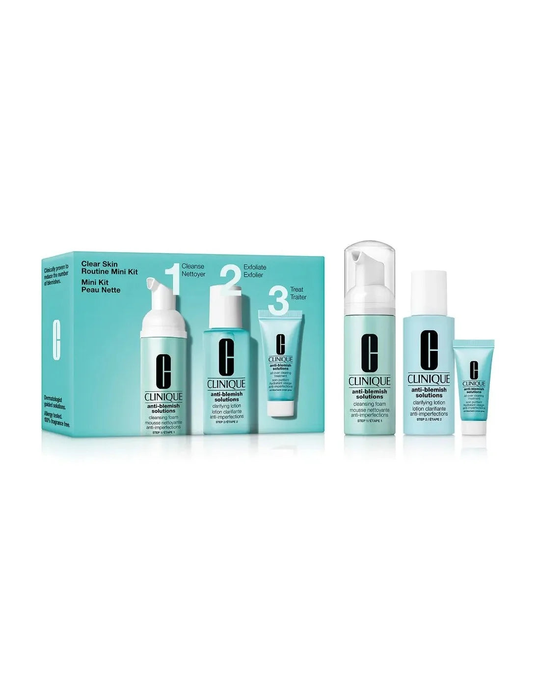 CLINIQUE CLINIQUE Anti-Blemish Solutions 3-Schritte Hautpflege Set 3-teilig Kosmetik