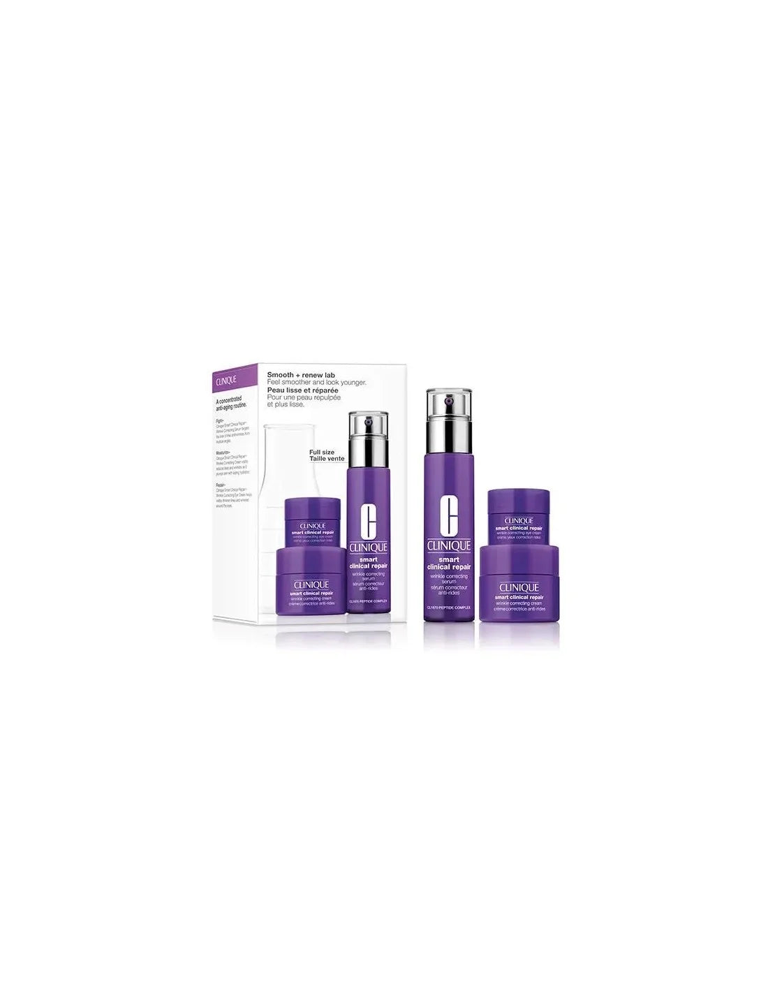 CLINIQUE CLINIQUE Set Smart Serum 30 ml Wrinkle Cream 15 ml Wrinkle Eye 5 ml