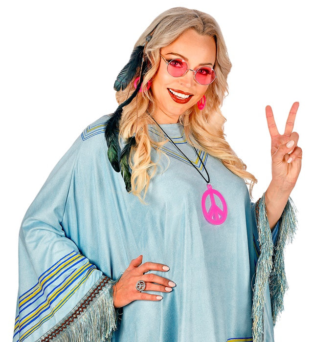Haarklammer mit schwarzen Federn als Fasnachts-Accessoire