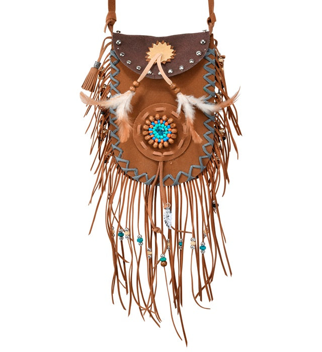 Indianer Tasche als Accessoire für Fasnacht und Karneval