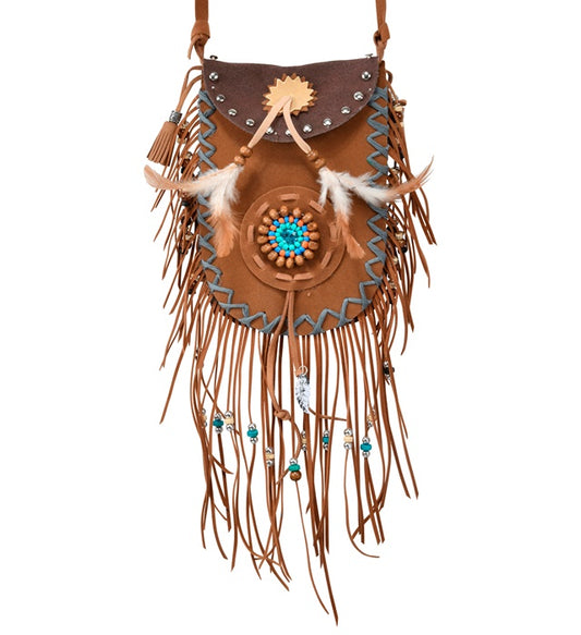 Indianer Tasche als Accessoire für Fasnacht und Karneval