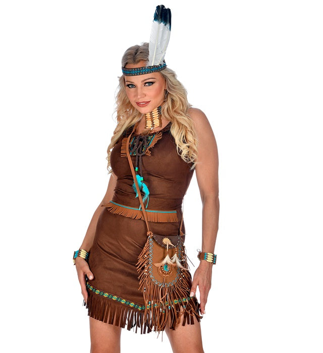 Indianer Tasche als Accessoire für Fasnacht und Karneval